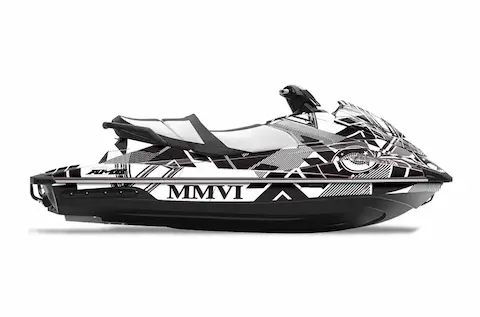 Yamaha Wave Runner GP 1800 with the Conspiracy White graphic kit