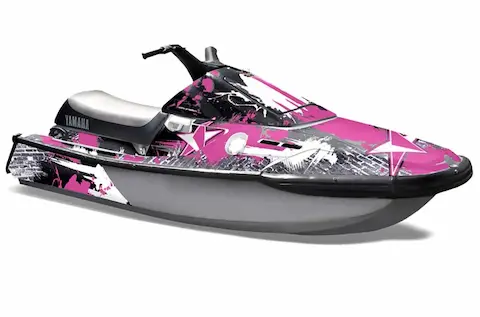 Yamaha Wave Runner III with the Street Star Pink graphic kit